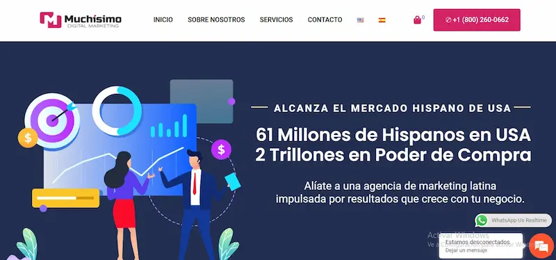 Top 6 agencias de Marketing Digital Los Angeles Agencia Social Media Muchísimo
